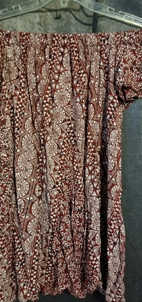 Angie's off-shoulder short boho type dress
